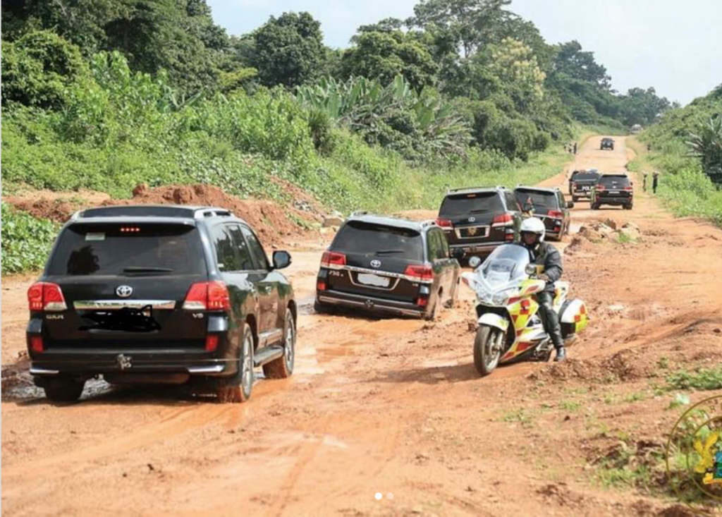 Akufo-Addo on jasikan road