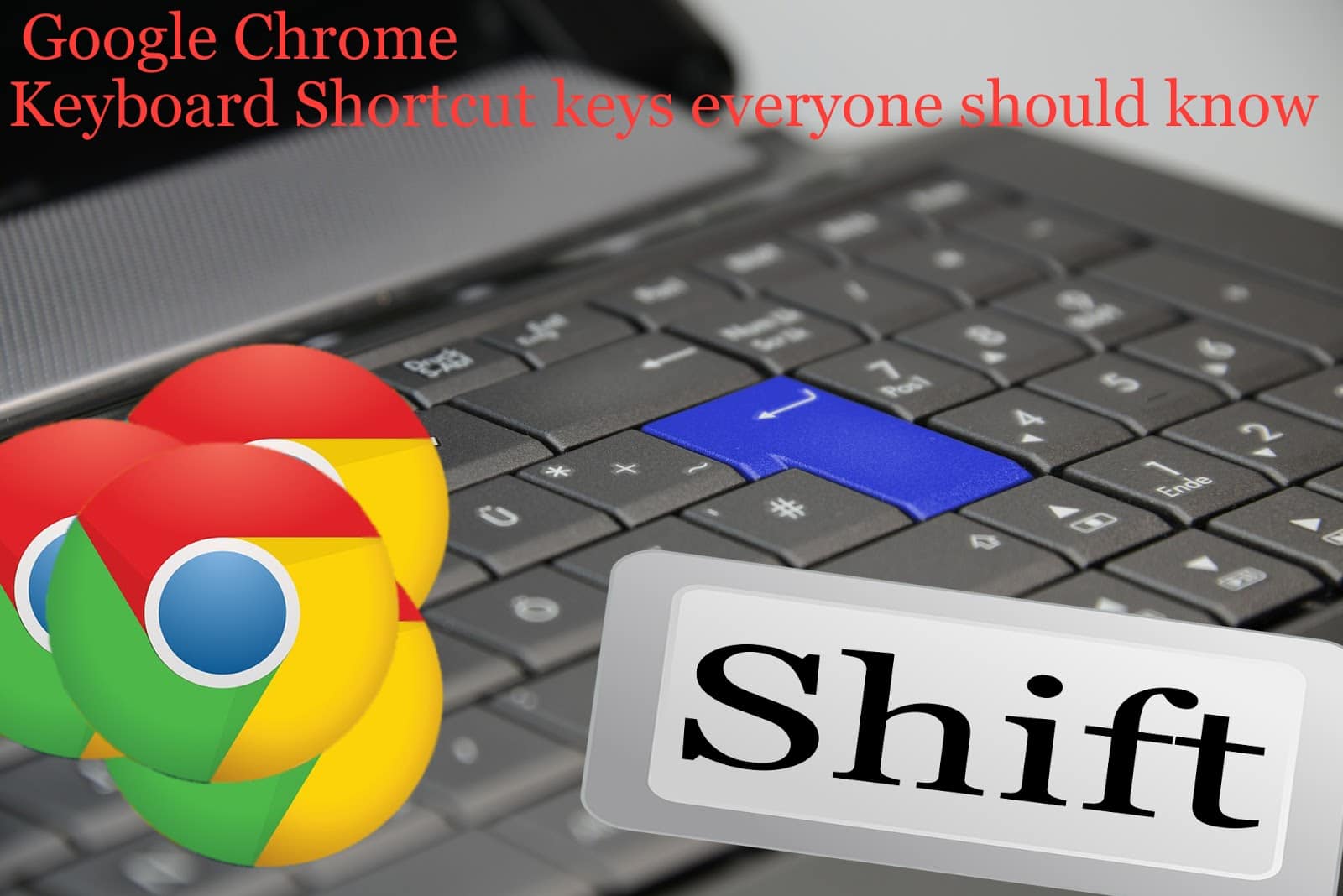 google chrome keyboard shortcuts windows 10