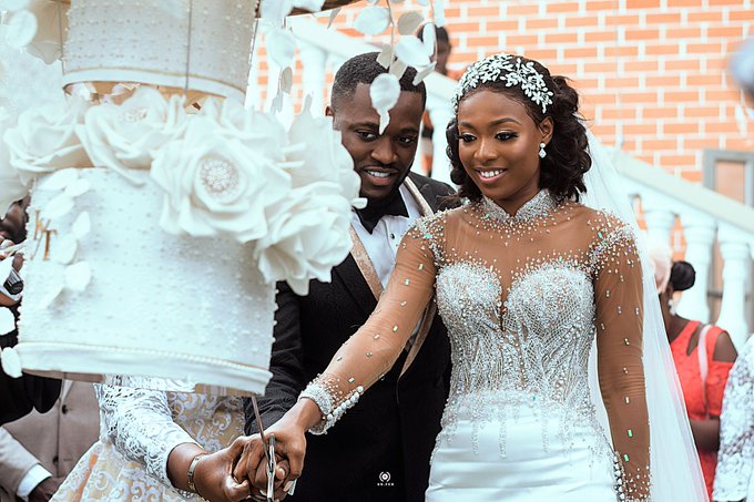 Watch all the Highlights of Despite’s Son’s White Wedding - Ghanaquest!